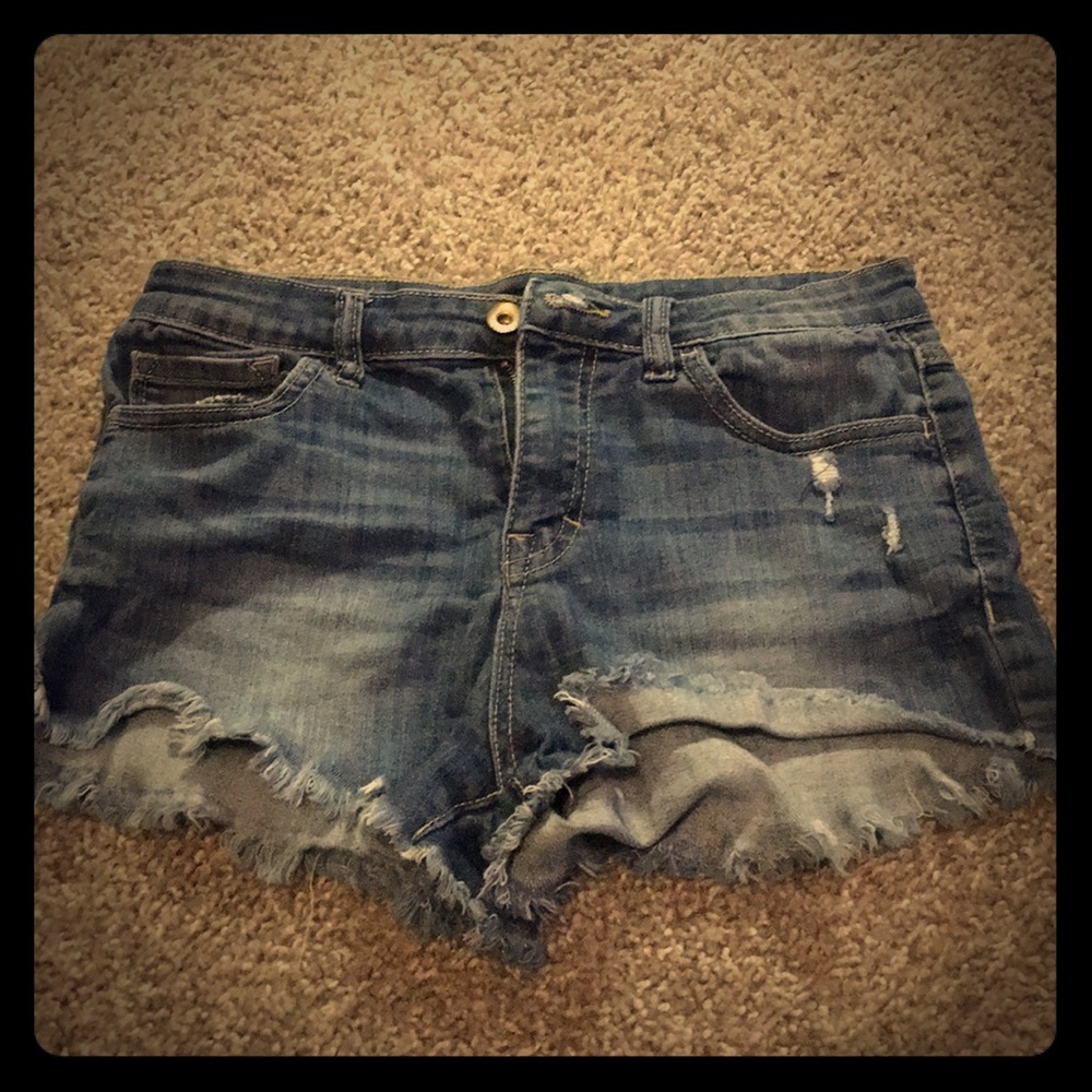 Denim jean shorts